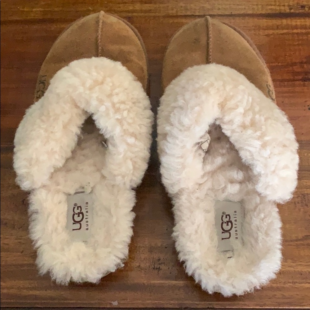 Chestnut UGG slippers